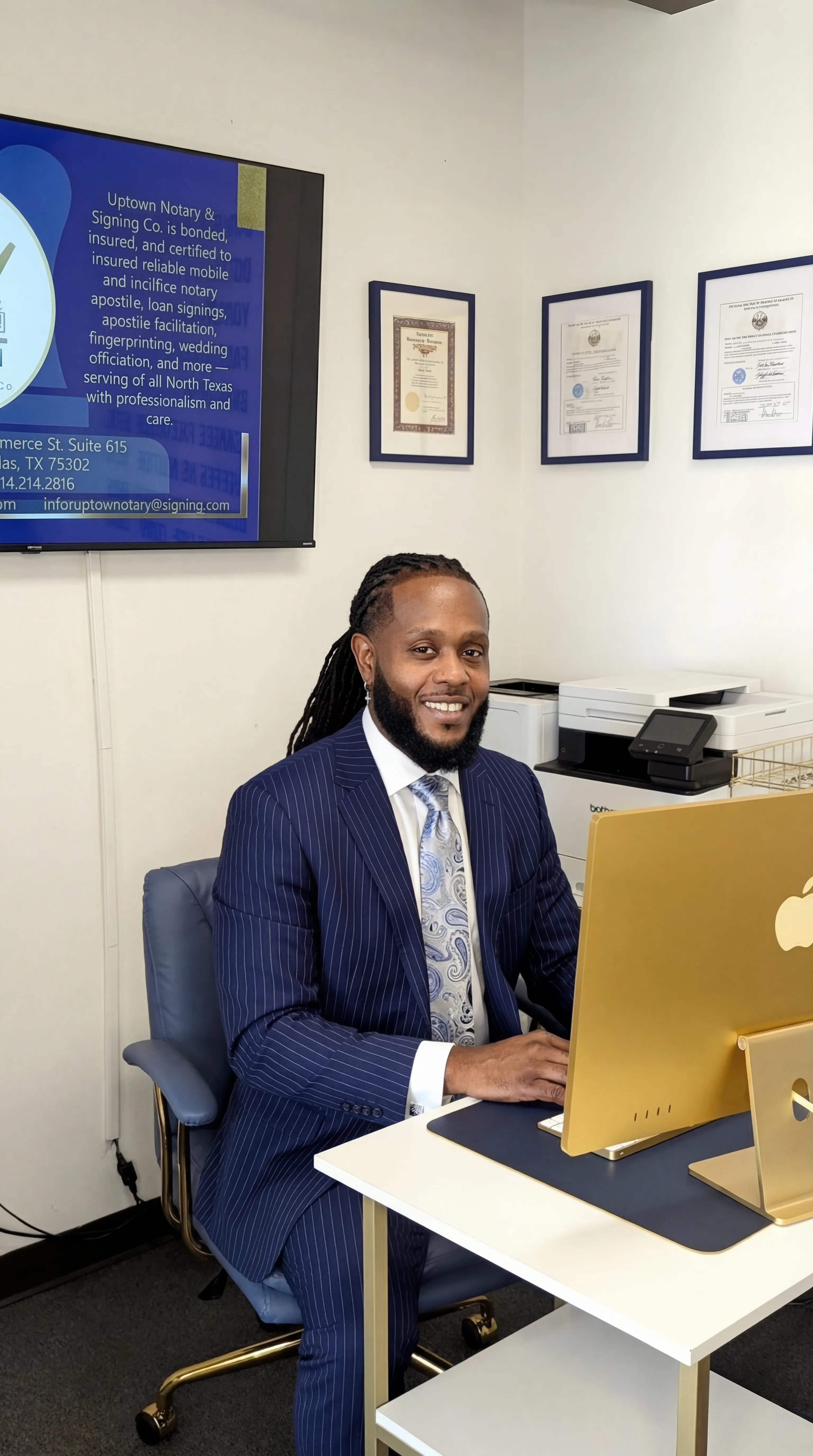 Jason B. Horton at his desk